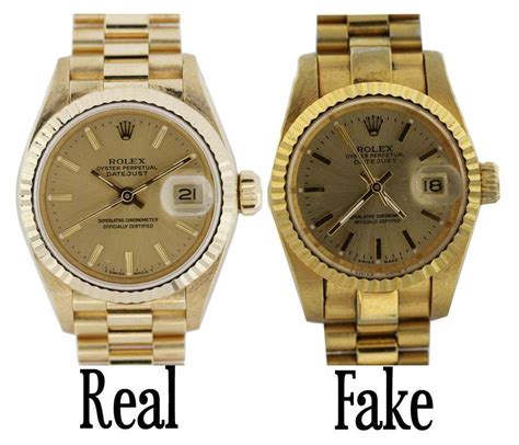 watch with gold piece face fake|real watch vs fake watch.